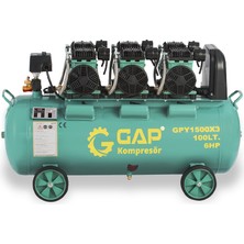 GAP Kompresör Yüksek Emişli Yağsız Teknoloji Hava Kompresörü 100 Lt 6 Hp