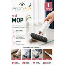 Evinizin Vitrini Mini Mop, Çok Amaçlı, El Tipi Sıkmalı Mini Mop
