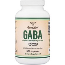 Double Wood Gaba 1000 Mg 300 Capsul. Usa Version