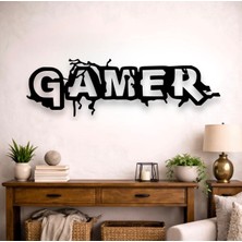 Rokh 🎮 40X25 cm Gamer Dekoratif Duvar Süsü Oyuncu Odası Duvar Dekoru Gaming Oyun Odası Hediyelik