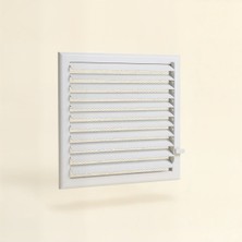 Upstyle Vento Alüminyum Banyo ve Wc Havalandırma Menfezi Beyaz 25X26 cm
