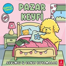 Büyülü Fener Yayınları Güneşli Günler - Pazar Keyfi - Sevimli Canlı Boyamalar