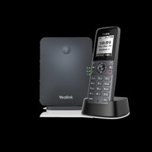 Yealink Yealınk W71P, W71H Dect Telefon Ile W70B Baz Istasyonu, Kablosuz Ip Telefon, Siyah, 1.8" Siyah Beyaz Ekran, 30 Saat Konuşma, 340 Saat Bekleme