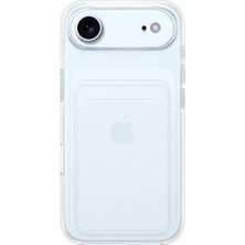 Mopal iPhone 17 Air Uyumlu Kartlıklı Şeffaf Silikon Kılıf | Yuki Serisi