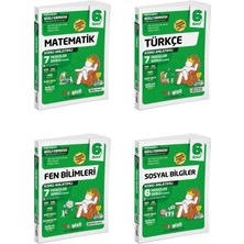 Gizli Yayınları Gizli 2027 6. Sınıf Matematik + Türkçe Fen + Sosyal Müfredatın Gizli Dergisi Seti 4 Kitap Maarif Model