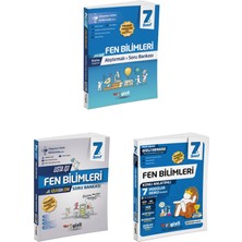 Gizli Yayınları Gizli 2027 7. Sınıf Fen Bilimleri Alıştırmalı + Usta Işi Soru + Dergi Seti 3 Kitap Maarif Model