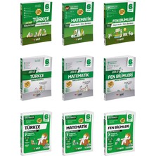 Gizli Yayınları Gizli 2027 6. Sınıf Türkçe + Matematik + Fen Bilimleri Alıştırmalı + Usta Işi Soru + Dergi Seti 9 Kitap Maarif Model