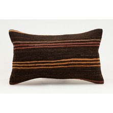 Kilim Wholesale El Yapımı Eski Kilimden Yapılmış Vintage Kırlent Kılıfı, Yün, 30X50 cm