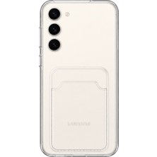 Mopal Samsung Galaxy S23 Plus Uyumlu Kartlık Detaylı Şeffaf Silikon Kılıf | Yuki Serisi