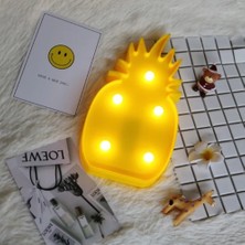 Zamerya LED Işıklı Ananas Gece Lambası