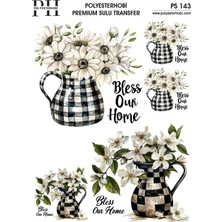 Polyesterhobi Premium Sulu Transfer 25X35 cm Dama Desenli Ps 143