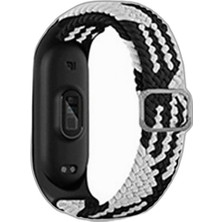 Zamerya Mi Band 4 Kordon - Siyah-Beyaz