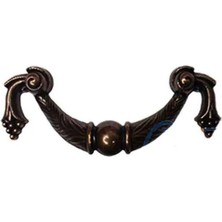 Zamerya Dekoratif Zamak Üzümlü Kulp - 64MM, Eskitme, 1 Adet