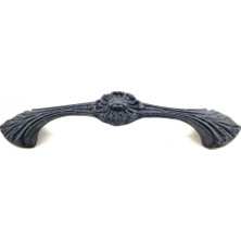 Zamerya Antika Tarz Dekoratif Pirinç Göz Mobilya Kulbu - 21X127 Mm, Oksit