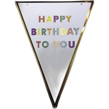 Zamerya Happy Birthday To You Flama Bayrak Süs