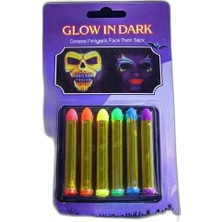 Zamerya Fosforlu Glow Parti Boyası 6’lı – Karanlıkta Parlayan Yüz Boyası