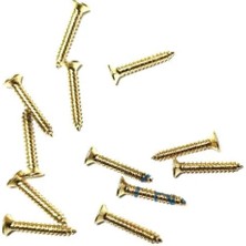 Zamerya Klips, Menteşe, Ayak, Ağaç, Sunta Vidası 2,2X13 mm - Sarı 1000 Adet