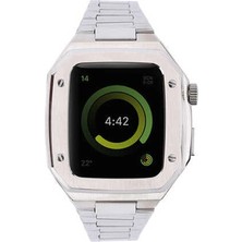 Zamerya Watch 45MM Metal Petek Kasalı Kordon - Gümüş