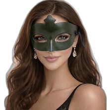 Zamerya Haki Yeşil Gizemli Masquerade Maskesi