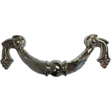 Zamerya Dekoratif Zamak Üzümlü Kulp - 64MM, Nikel, 1 Adet