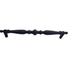 Zamerya Antika Tarz Dekoratif Pirinç Yeni Sütun Mobilya Kulbu - 128MM, Oksit