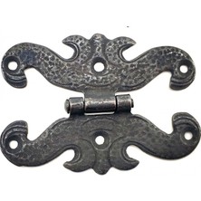 Zamerya Antika Tarz Dekoratif Pirinç Kelebek Menteşe - 63X45 Mm, Oksit