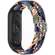 Zamerya Mi Band 7 Kordon - Gri-Turuncu