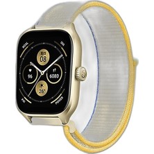 Zamerya Watch 22MM Hasırlı Cırtcırtlı Kordon - Beyaz