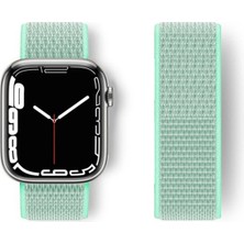 Zamerya Watch 42MM Hasırlı Cırtcırtlı Kordon - Turkuaz
