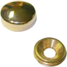 Zamerya Vida Kapama Kapağı 20 Mm, Sarı - 10 Adet