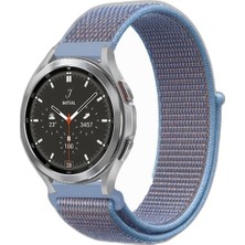 Zamerya Watch 22MM Hasırlı Cırtcırtlı Kordon - Mavi