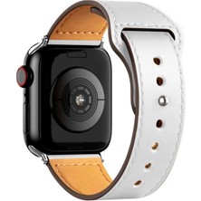 Zamerya Watch 42MM KR415 Luaz Deri Kordon (Saat Değildir) - Beyaz