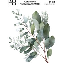 Polyesterhobi Premium Sulu Transfer 25X35 cm Çiçek Desenli  Ps 116