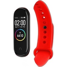 Zamerya Mi Band 4 Klasik Kordon - Kırmızı