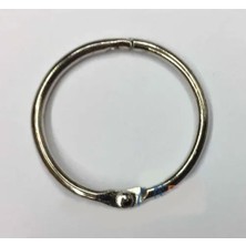 Zamerya Kilitli Yuvarlak Halka, 2,5cm - 100 Adet