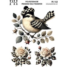 Polyesterhobi Premium Sulu Transfer 25X35 cm Dama Desenli Ps 152