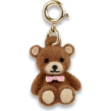 Charm It Gold Fuzzy Bear Charm CT03-23