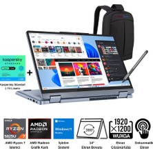 Lenovo Ideapad Flex 5 14ABR8 Amd Ryzen 7 5825U 16GB 1tb SSD 14" Wuxga (Dokunmatik) W11H Taşınabilir Bilgisayar - Webzone Çanta / 1 Yıl Kaspersky Yazılım Koruma WZ10