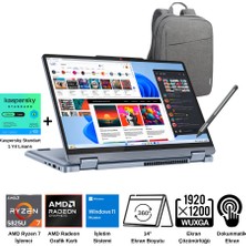 Lenovo Ideapad Flex 5 14ABR8 Amd Ryzen 7 5825U 16GB 512GB SSD 14" Wuxga (Dokunmatik) W11H Taşınabilir Bilgisayar - Lenovo Çanta / 1 Yıl Kaspersky Yazılım Koruma Wz1