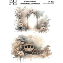 Polyesterhobi Premium Sulu Transfer 25X35 cm Peri Masalı Temalı Ps 132