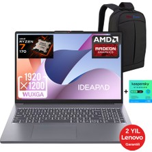 Lenovo Ideapad Slim 3 Amd Ryzen 7 170 16GB 512GB SSD Fhd 15.3" WIN11 Taşınabilir Bilgisayar - Webzone Çanta / 1 Yıl Kaspersky Yazılım Koruma Wz9
