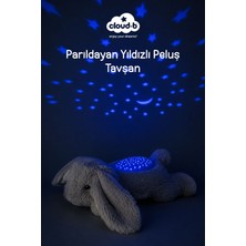 Cloud-B Melodili Parıldayan Yıldızlı Peluş Tavşan 22X13X8,5 cm