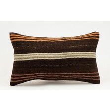 Kilim Wholesale El Yapımı Eski Kilimden Yapılmış Vintage Kırlent Kılıfı, Yün, 30X50 cm