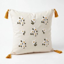 Cicim Home Bohem Dekoratif Punch Kırlent Kılıfı 43×43 cm Püsküllü