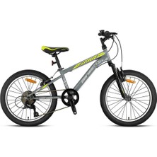 Geroni Mars - 20" Mtb - 10' - 7 Vites - V.b  - Nardo Gri-Gri/neon Sarı