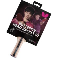 Butterfly Hero Racket S7 Ittf Onaylı Masa Tenisi Raketi