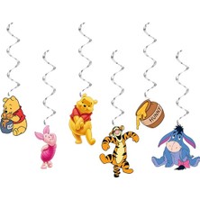 Parti Show Winnie The Pooh 6'lı Asma Tavan Süs
