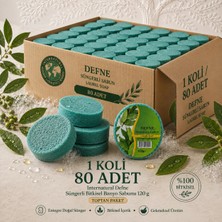 Dermolive Internatural Defne Süngerli Bitkisel Banyo Sabunu 80'li Koli (80 x 120 G)