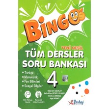 Anonim Berkay Yayınları 4. Sınıf  Bingo Yeni Nesil Tüm Dersler Soru Bankası