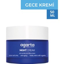 Agarta Doğal Gece Kremi 50 ml Anti Aging Etkili Karma Ciltler İçin Kullanıma Uygundur